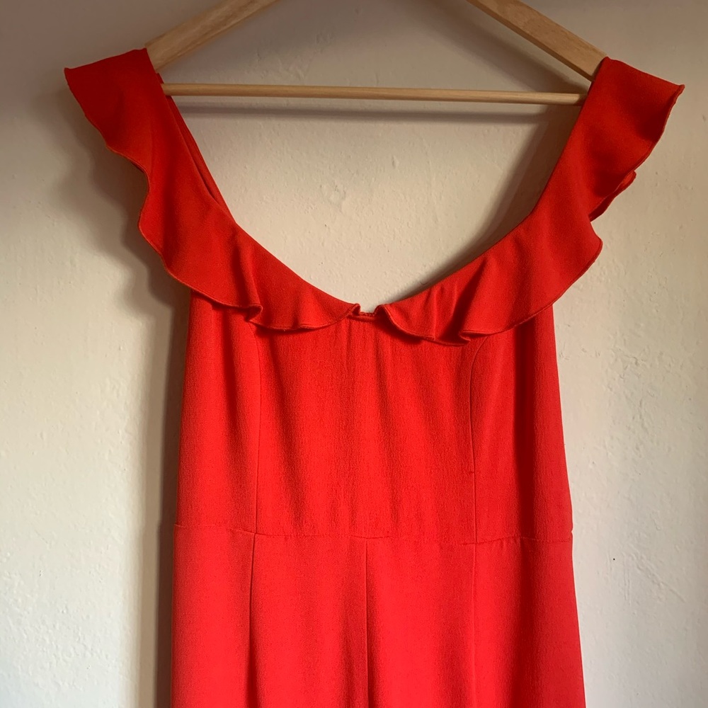 Lipstick Red Sezane Jumpsuit